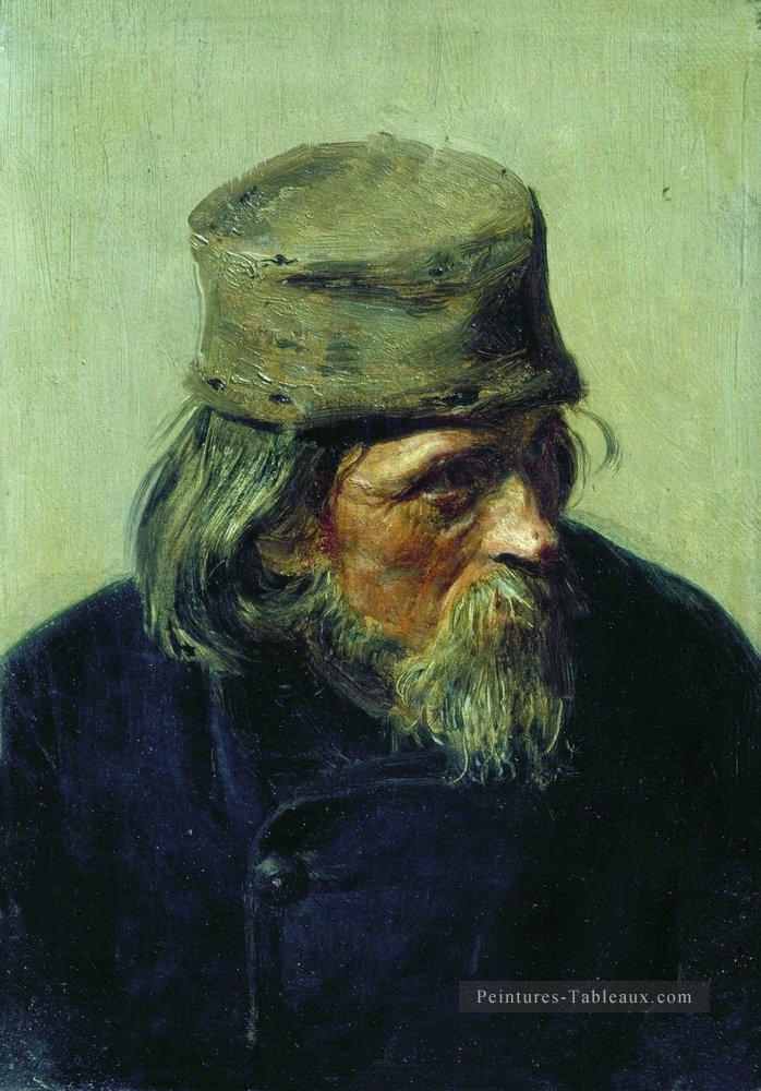 vendeur d’étudiant travaille à l’académie des arts 1870 Ilya Repin Peintures à l'huile
